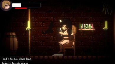 Cumming Inside the Drain Mansion's Upper Floor