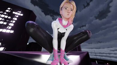 Gorgeous Gwen's Spider-Senses Are Sharp as Hell [Superior Scarlet][4K]