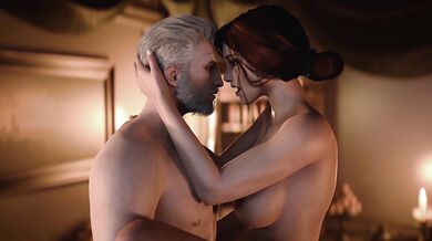 Triss Merigold's Hot 4K Sex with Geralt [Nikovako]