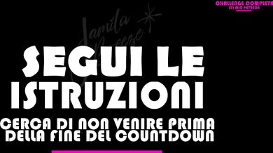 Anally Trained Italian Stallion's Cum Countdown