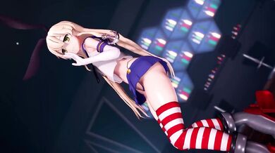 Kantai Singel Dance Next Level (000MMD) could be rewritten as Battle Ship Girls' Hyperactive Dance Party - 100% Masturbation Material!