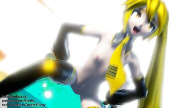 MMD Exercise Ball - A Workout in Tight Fitness Gear and Sweaty Sex