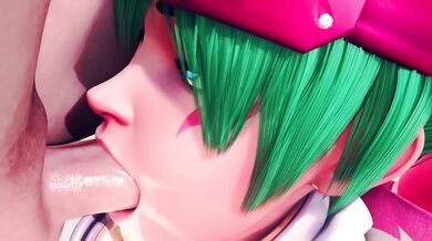 D.va's Sexy Beach Day with Kiriko in 4K Quality!