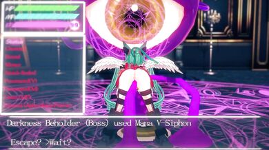 Boss Battle with the Dominating Darkness Beholder in Koikatsu