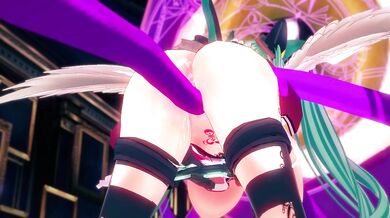 Boss Battle with the Dominating Darkness Beholder in Koikatsu