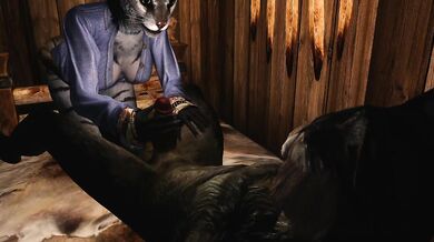 Khajiit Fucks Kharjo's Ass in the Tail-end Sequel