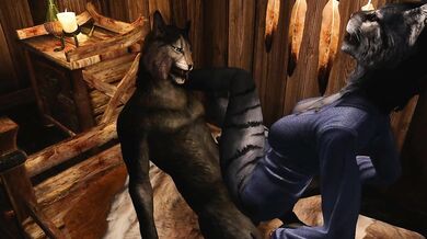 Khajiit Fucks Kharjo's Ass in the Tail-end Sequel