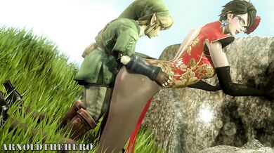 Link Fucks Bayonetta with Lustful Abandon [Arnoldthehero]