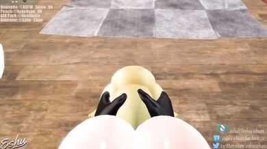 Bowsette's Futanari Adventures with Princess Peach