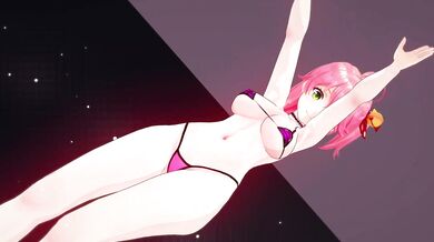 MMD Sakura Miko: Haniwa's Tiny Temple Maiden