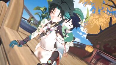 Aether's Anal Invasion of Venti and Xiao