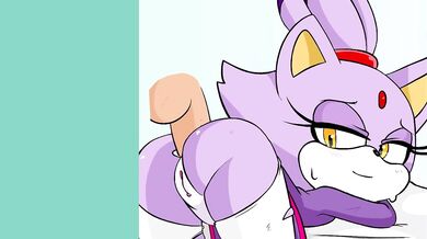 Beachside Bunnies' Anal Desires Fulfilled by HearlessSoul's Blaze the Cat