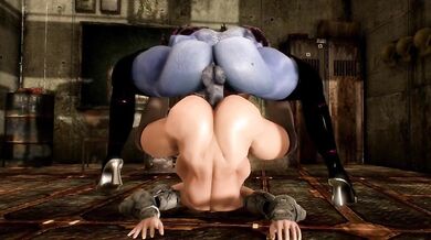 Hard Demon Pounding from Futa's Hole