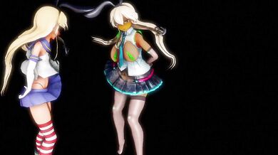 Super Kitty Fuck Fest [Hentai MMD] Featuring Shimakaze and Delor