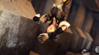 Cum-thirsty Widowmaker Takes in Tsoni's Tight, Steamy Tracer