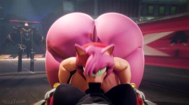 Amy Gets DP'd by Shadow's Big Cock