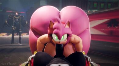 Amy Gets DP'd by Shadow's Big Cock
