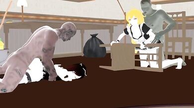 Ruby and Yang's Zombie Gangbang