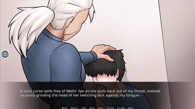 Wallis' FutaDom World Oral Pleasure Display