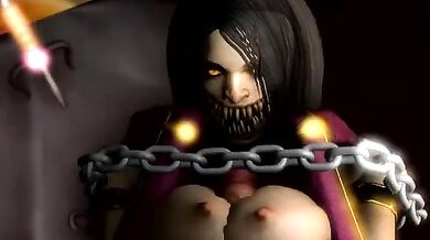 Bound bitch Milly gets her tits banged!