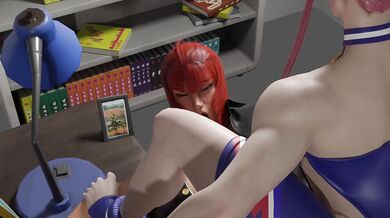 Hardcore Lesbian Fighters: Manon and Marisa in Mortal Combat