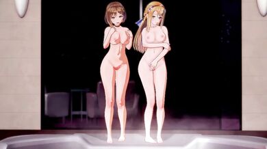 Reisalin Stout, Klaudia Valentz, and a Third Unknown Participant Engage in a Threesome with One Another [Pahekoi]