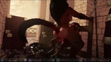 Keema and Ezria's Lustful Encounter - Janner3d