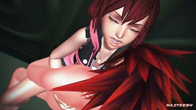 Kairi and Axel Get Fucked Up Together - Nastee34