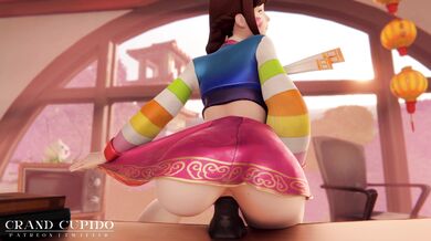 Dva Rides the Dildo