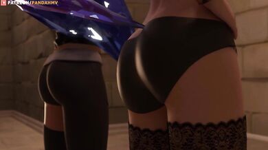 Akali and Ahri Get Dirty with Each Other in 'Sexy & I Know It'
