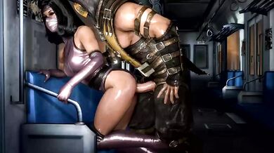 Scorpion Fucks Mileena on a Train Ride