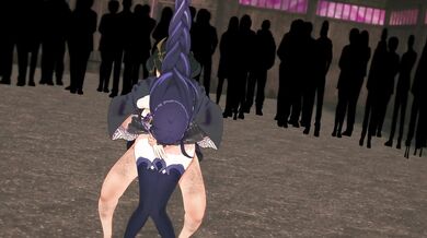 Lucky Samurai's Rough Sex with Raiden Shogun