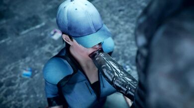 Jill vs. Tyrant Blowjob