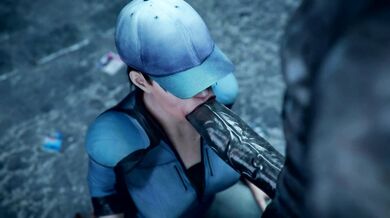 Jill vs. Tyrant Blowjob