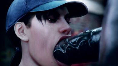 Jill vs. Tyrant Blowjob