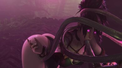 Akali's Anal Invasion by the Mindflayer [4K]