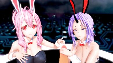 Sextuplet Seduction with Shion and Shuna's Milky Threesome in 4K Ultra HD Quality!