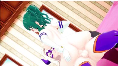 Horny Female Deku Gets Futa'd by Mounting Lady [Eight69]