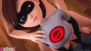 Helen Parr's Elastic Sexcapades as a Sultry Slut in 'Elastigirl Like a PMV'