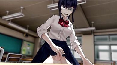 Futanari Schoolgirl's Public Exposure