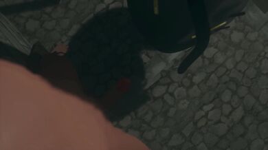 Chloe gets fucked by a zombie in her solo training session.