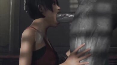 Ada Wong Gets Her Throat Fucked Raw