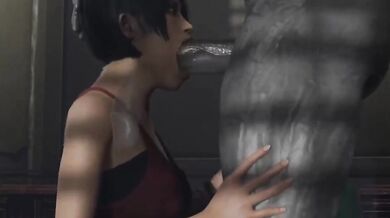 Ada Wong Gets Her Throat Fucked Raw