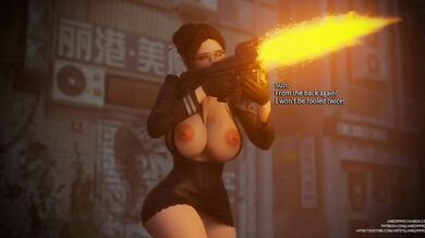 Busty Anime Slut Gets Double Teamed in the Classroom