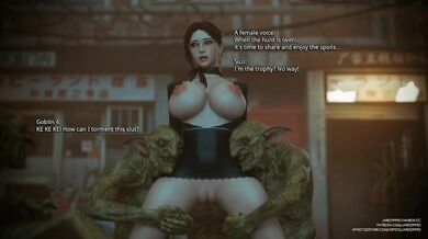 Busty Anime Slut Gets Double Teamed in the Classroom
