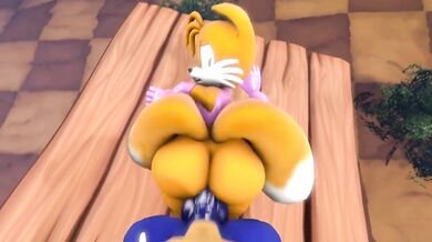 Sonic X Miles Prower's Throbbing Cock Orders an Anime Blowjob Session in the Forest of Hentai Fantasy