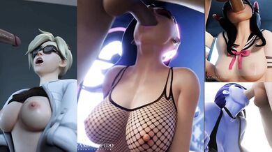 Gigantic Phalluses Ravage the Orifices of Overwatch Females