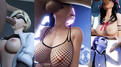 Gigantic Phalluses Ravage the Orifices of Overwatch Females