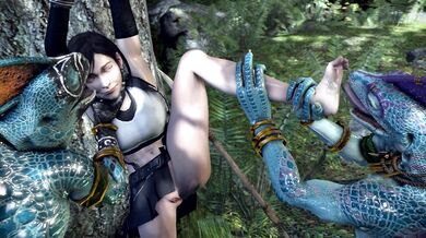 Bulge Meister Takes on Clothed Tifa Lockhart's Skink