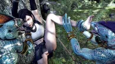 Bulge Meister Takes on Clothed Tifa Lockhart's Skink